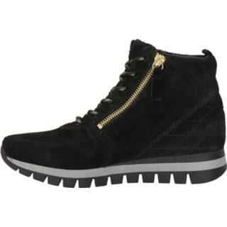 👉 Veter schoenen suede zwart vrouwen Gabor veterschoenen 8720251603882