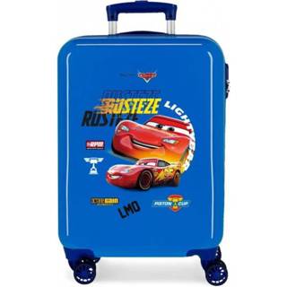 👉 Trolley ABS blauw Disney 55 Cm 4 Wheels Cars Rusteze 8435578381404