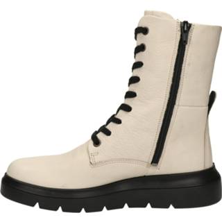 👉 Veterboots leer vrouwen ecru Ecco Nouvelle Limestone 8720251583375 872025158338