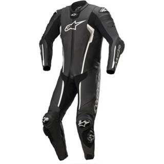 👉 Zwart wit leather active Alpinestars Missile V2 Suit 1 Pc Black White 54 8059175907029