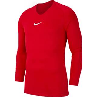 👉 Nike Dri-FIT Park Ondershirt Lange Mouwen Fel Rood