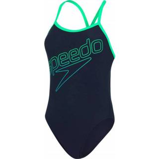 👉 Speedo - Women's Hyperboom Turnback - Badpak maat 46, blauw