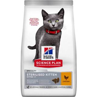 👉 Kattenvoer 2x10kg Sterilised Kitten Kup Hill's Science Plan droog