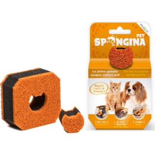 👉 Spons Mugue Spongina Pet Rubberen voor Dierenhaar L10xB9,5xH4,5cm Hond Kat 9120121453002