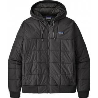 👉 Patagonia - Box Quilted Hoody - Vrijetijdsjack maat S, grijs/zwart