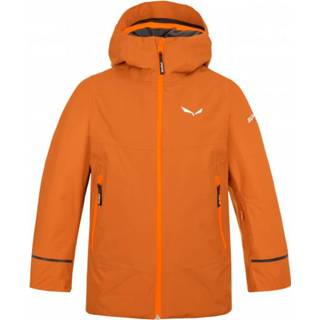 👉 Salewa - Kid's Sella Powertex / TWR Jacket - Ski-jas maat 164, oranje