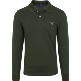 👉 Poloshirt male effen m donkergroen groen katoen Gant Polo Rugger 7325706789350 2900065021027