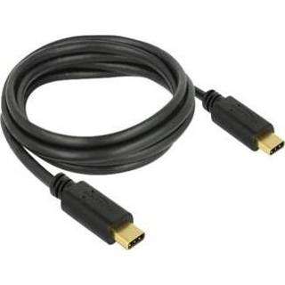 👉 Zwart Delock USB 2.0 Type-C kabel - 2m 4043619833245