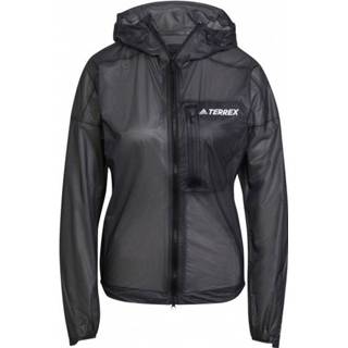👉 Adidas Terrex - Women's Terrex Agravic Rain Jacket - Regenjas maat XL, grijs