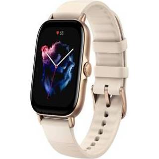 👉 Smartwatch beige goud Amazfit GTS 3 - / 6972596103523