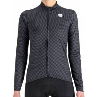 👉 Sportful - Women's Checkmate Thermal Jersey - Fietsshirt maat XXL, grijs