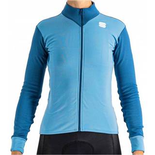 👉 Sportful - Women's Kelly Thermal Jersey - Fietsshirt maat XL, blauw