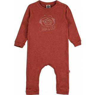 👉 E9 - Kid's Pong - Jumpsuit maat 9-12 months, rood