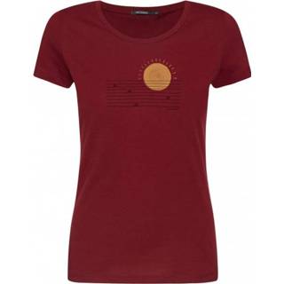 👉 GreenBomb - Women's Bike Sunrise Lines (Loves) - T-shirt maat XL, rood