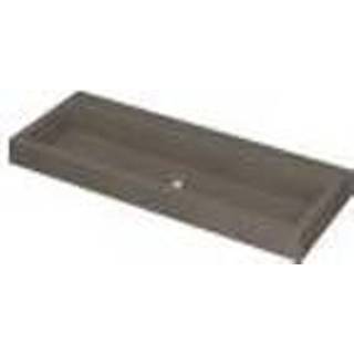 👉 Wastafel quartz beton INK Momento 120x9x45cm 1 kraangat wasbak 3421441 8718835049089