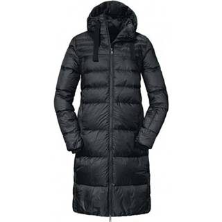 👉 Schöffel - Women's Down Coat Kenosha - Lange jas maat 48, zwart