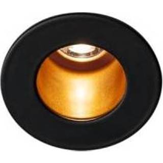 👉 Zwart bouwspots SLV horn mini led zwart/goud 1xled 3000k