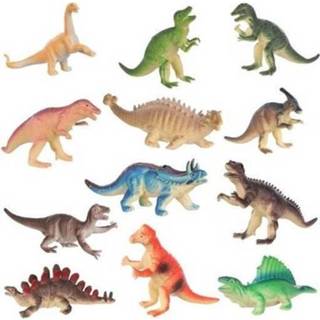 👉 Dinosaurus Stoere Dino Speelset - Dino's Dinosaurussen Set van 12 5902802918734
