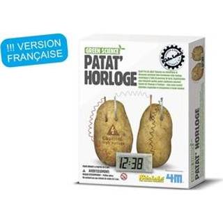 👉 Verpakking donkergroen stuks 4M Kidzlabs GREEN SCIENCE: potato clock / f r a n s t l i g e 5414561465928