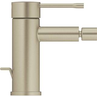 👉 Bidetkraan essence GROHE 1-gats S-Size met waste 18,1 cm, geborsteld nickel