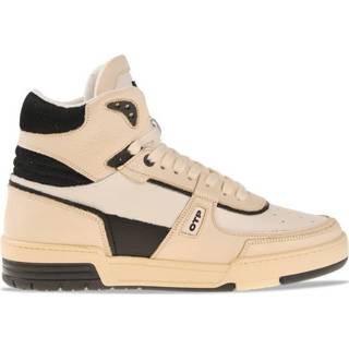 👉 Zwart unisex creme mannen Off The Pitch Basketta Hi Creme/Zwart Heren