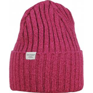 👉 Beanie One Size roze vrouwen SKHOOP - Women's Carina Muts maat Size, 7332731201085