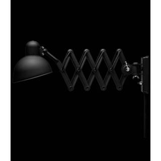 👉 Wandlamp mat zwart Fritz Hansen - Kaiser Idell 6718-W 5702377025086
