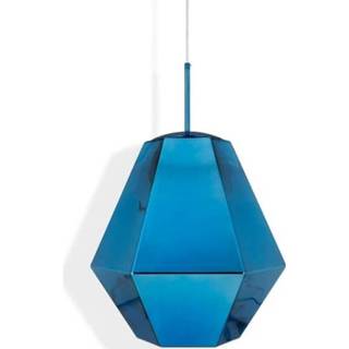 👉 Hanglamp blauw no color Tom Dixon - Cut Tall 7436913535521