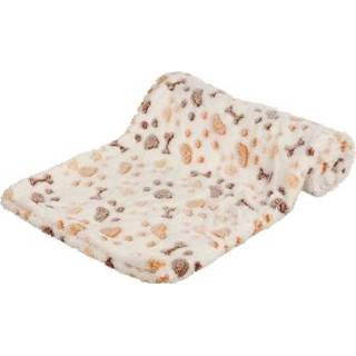 👉 Deken wit beige Trixie lingo softfleece / 75x50x2 cm 2 st 4011905371771