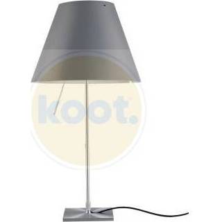 👉 Tafellamp aluminium grijs Luceplan - Costanza vast met aan uitschakelaar 8051414541292