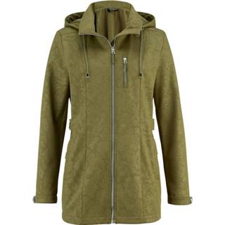 Softshell jas met fleece aan de binnenkant Paola Olijf