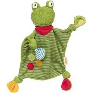 👉 Donkergroen stuks knuffeldoekjes Sigikid Comforter frog, Green 4001190394968