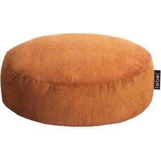 👉 Poef rib - caramel- 70 x 20 cm Leen Bakker 8717237190429