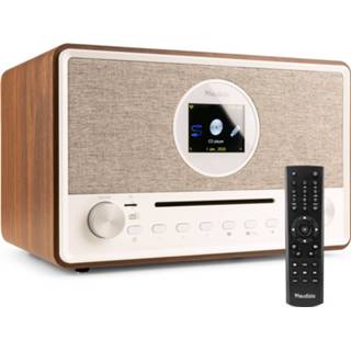 👉 Draagbare radio blauw Audizio Lucca stereo DAB met cd speler, internetradio, Bluetooth 8715693334210