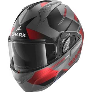 👉 Systeemhelm antraciet rood m active Shark Evo Gt Tekline Mat Chrom AUR 3664836635972