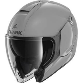 👉 Jethelm zilver XL active Shark Citycruiser Blank Gun S05 3664836646275