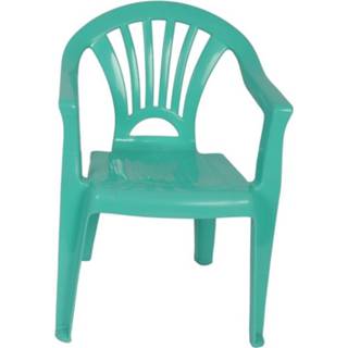 👉 Kinderstoel groen tgroen plastic kunststof kinderen mint 37 x 31 51 cm