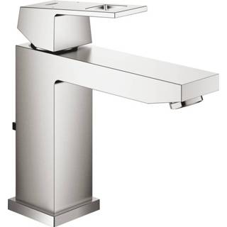 👉 Wastafelmengkraan graphite GROHE Eurocube eengreeps M-size, geborsteld hard