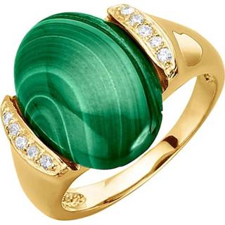 👉 Damesring groen zilver vrouwen met malachiet 4055716916431