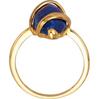 👉 Dames ring zilver blauw echt vrouwen Damesring met lapis lazuli 4055707102270