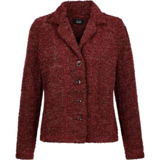 👉 Blazer van bouclémateriaal Paola Bordeaux