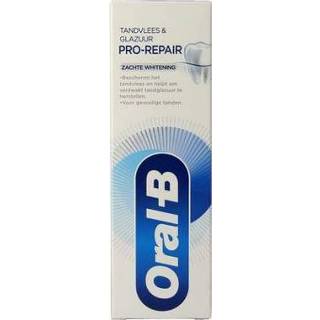👉 Tand pasta wit Oral B Tandpasta tandvlees & glazuur repair zachte white 75ml 8001841959047