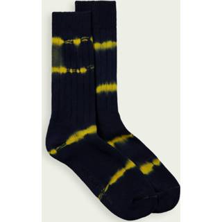 👉 Sock multicolour mannen socks Scotch & Soda Tie-dye rib knit cotton- blend 8719027123044