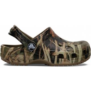👉 Sandaal bruin j3 uniseks Crocs - Kid's Classic Realtree Clog Sandalen maat J3, 191448709812