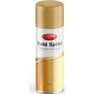 👉 Decoratie spray goud kunststof goud/goudspray 111 ml