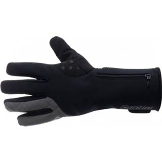 👉 Santini - Vega Fjord Winter Gloves - Handschoenen maat M, zwart