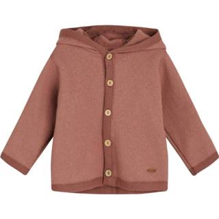 Vest beige uniseks 98 Hust&Claire - Kid's Ebba Indoor Jacket Wollen maat 98, 5711135573776