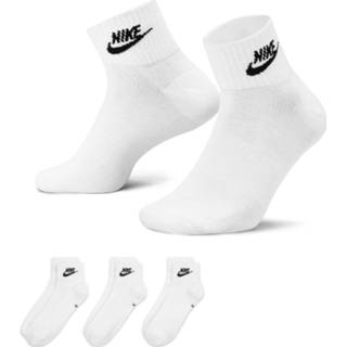 👉 Sportsokken wit zwart foot th sokken Nike NSW Laag 3-Pack