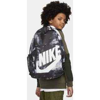 👉 Rugzak zwart One Size unisex jeugd kinderen Nike met print voor kids (20 liter) -