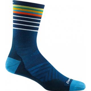 Hard loop sokken blauw mannen XL Darn Tough - Stride Micro Crew Ultra-Lightweight Hardloopsokken maat XL, 642249177633